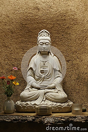 Stone Buddha Statue Stock Photo