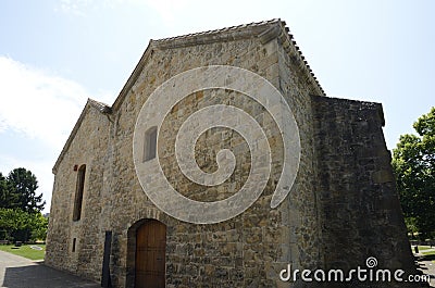 Stone building at Pamplona Citadel Stock Photo