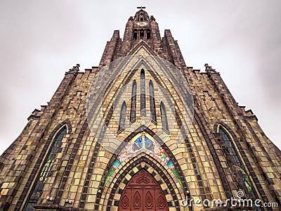 Stone cathedral Stock Photo