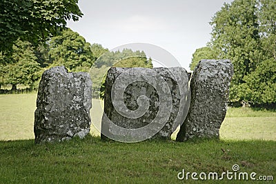 Stone Circle Monoliths Stock Photo