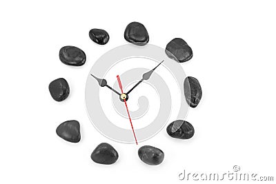 Stone clockface Stock Photo