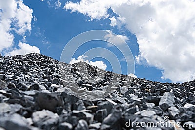 Stone or Concrete Mixer Stock Photo