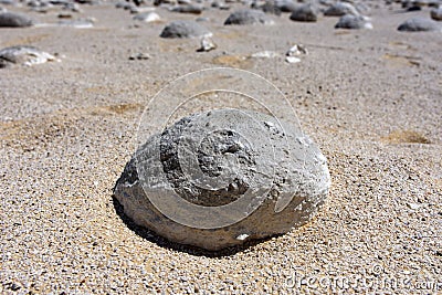 Stone desert locate in Egypt Stock Photo