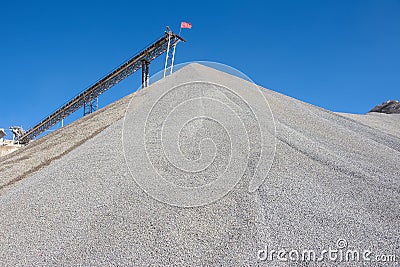 Stone factory Stock Photo