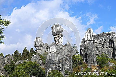 Stone Forest, Shilin, Yunnan, China Stock Photo