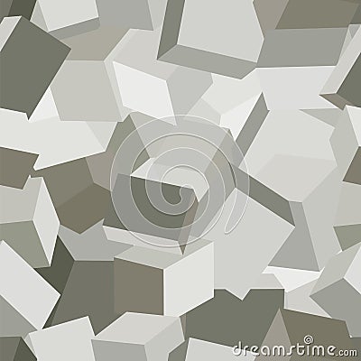 Stone geometric camouflage. Vector Illustration