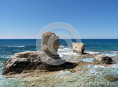 Stone guardian Stock Photo