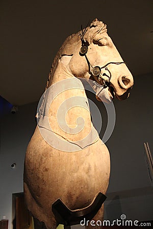 Stone horse head Editorial Stock Photo