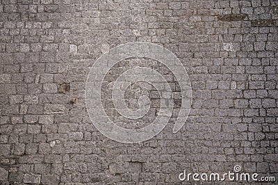 Stone Medieval Wall Stock Photo