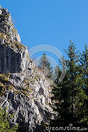 Stone Mountain in Bijambare Cave Park Stock Photo