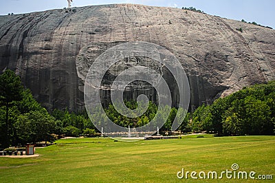 Stone Mountain Historical Monument in Atlanta Georgia USA Stock Photo