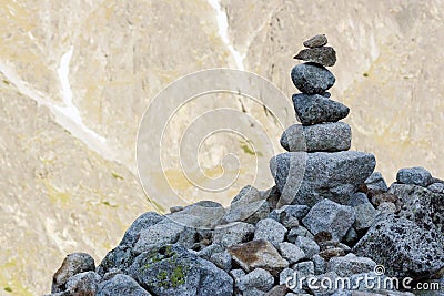Stone pile Stock Photo
