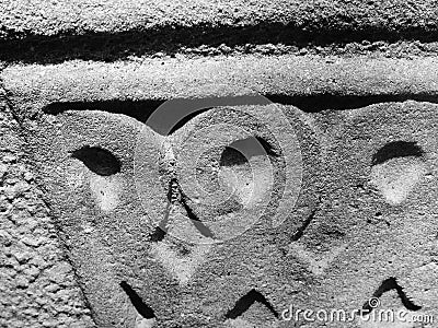 Stone planter Stock Photo