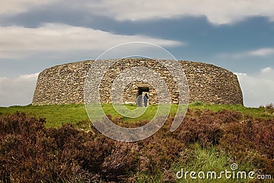 Grianan of Aileach or Greenan Fort. Inishowen. county Donegal. Ireland Stock Photo