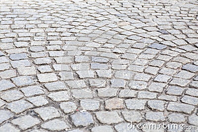 stone road from Cobblestone Stock Photo