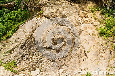 Texture of stone rock. Natural background. Gemology. Mountain landscape Stock Photo