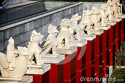 The Stone Sculpture,Beijing Stock Photo