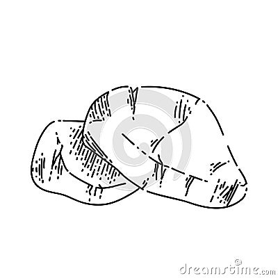 stone sketch hand drawn vector Stock Photo