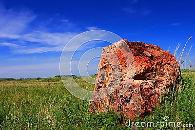 Stone and sky Stock Photo