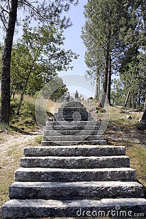 Stone Staircase Stock Photo