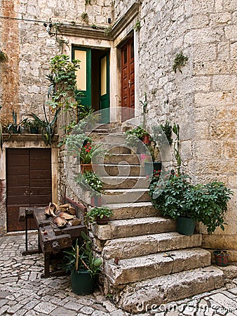 Stone Staircase Stock Photo