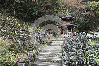 Stone statues of Buddha Stock Photo