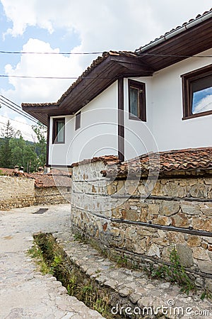 Stone, stone and stone in architecture Koprivshtitsa, Bulgaria Stock Photo