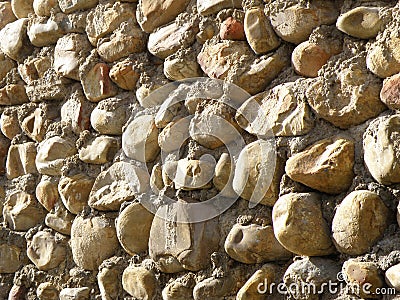 Stone on stone, a wall Stock Photo