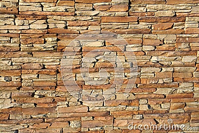 Stone stucco wall Stock Photo