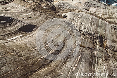 Stone texture from waves erode, nature background. Top view. Copy space. Can use as banner Stock Photo