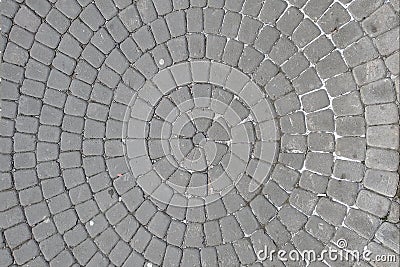 Stone tile floor useful as a background, pavement Stock Photo