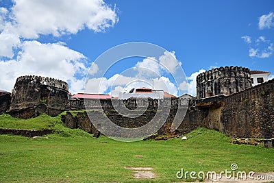 Stone Town architecture, Zanzibar, Tanzania, Africa Editorial Stock Photo