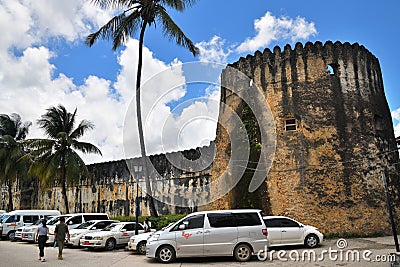 Stone Town architecture, Zanzibar, Tanzania, Africa Editorial Stock Photo