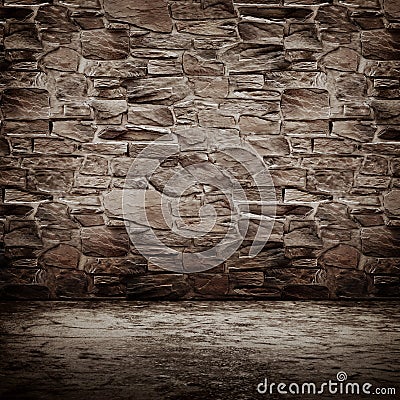 Stone vintage wall Stock Photo