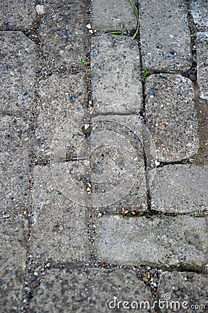 Stone walkway in Fort San Pedro, Cebu City, Philippines Stock Photo