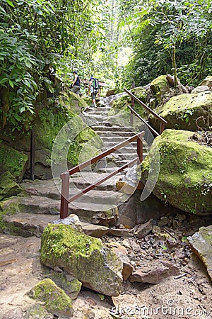 Stone walkway Editorial Stock Photo