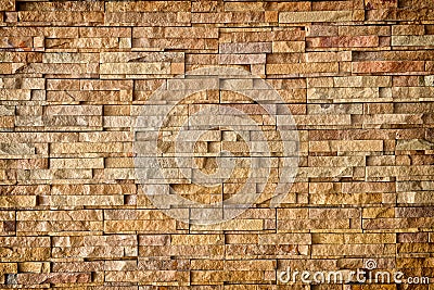 Stone wall cladding Stock Photo