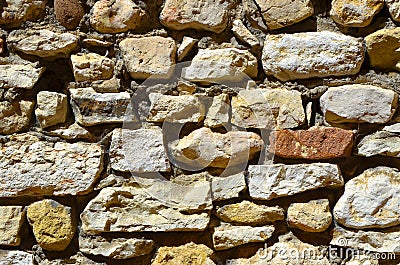 Stone wall Stock Photo
