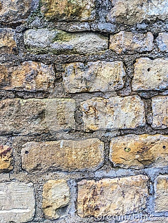 Stone wall texture for background Stock Photo