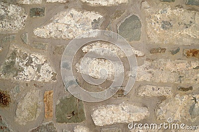 Stone wall. Texture of nature. Background for text, banner, label. Stock Photo