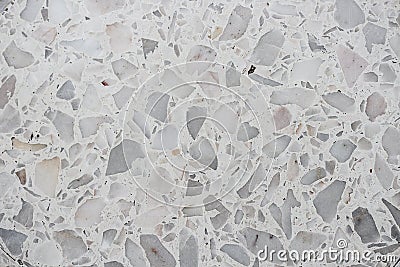 Stone wall texture,Terrazzo Floor, Small stone white cement Stock Photo