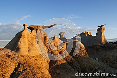 Stone Wings, Bisti Wilderness Stock Photo