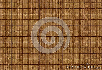 Stone-Wooden tile brown background Stock Photo