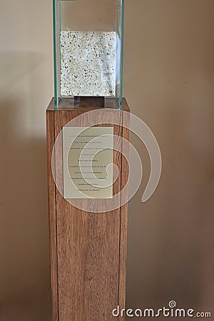 A stone from the Zagreb Cathedral. Editorial Stock Photo