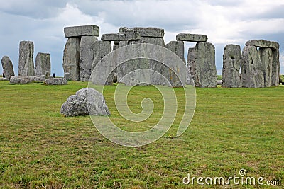 Stonehenge historic site. Stock Photo