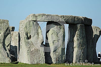 Stonehenge, Neolithic ancient standing stone circle monument, UNESCO World Heritage Site Stock Photo