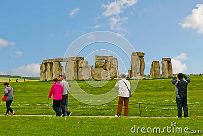 Stonehenge - prehistoric monument - England Editorial Stock Photo