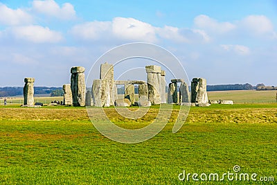 Stonehenge prehistoric site Editorial Stock Photo