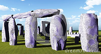 Stonehenge sanctuary Stock Photo