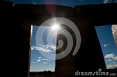 Stonehenge Silhouette Stock Photo